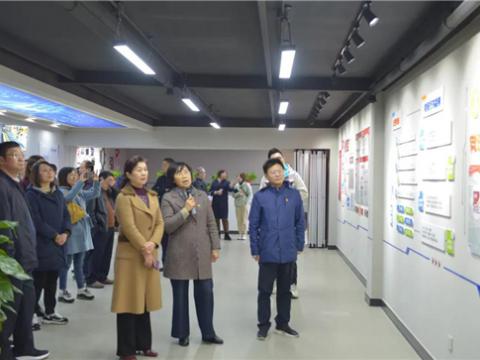 市人大向导来平博集团视察“职工之家”建设情形